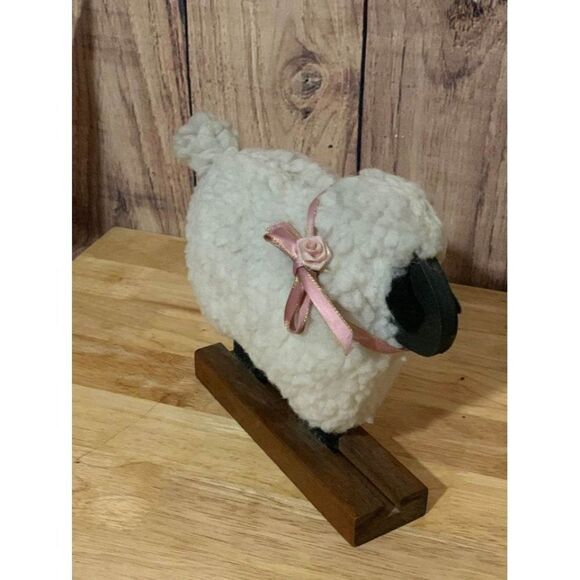 Handmade Love Ewe Collection Plush Sheep standing - Picture 4 of 5